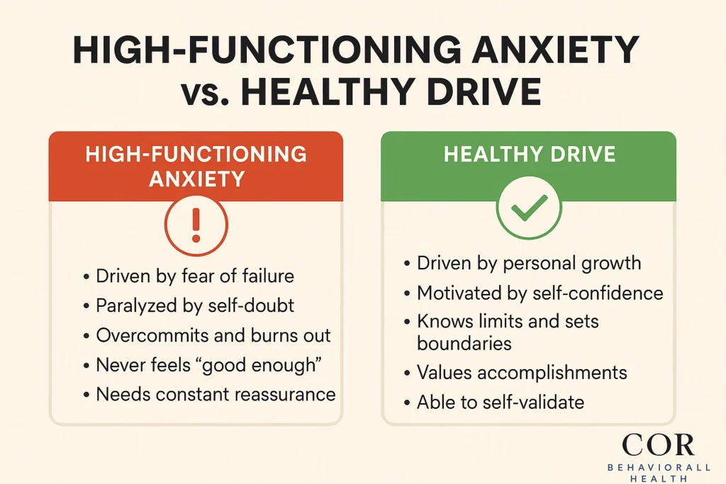 How CBT Helps High-Functioning People Manage Anxiety
