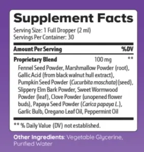 Cleanest Body Supplement Facts
